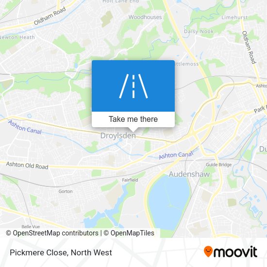 Pickmere Close map