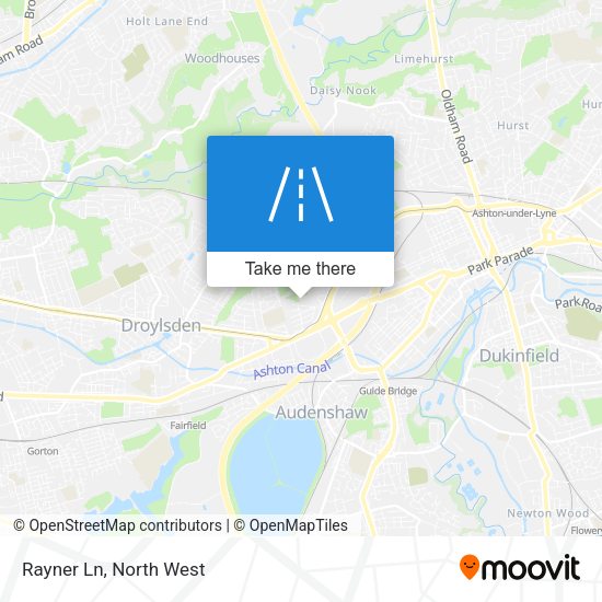 Rayner Ln map