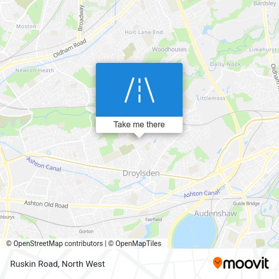 Ruskin Road map
