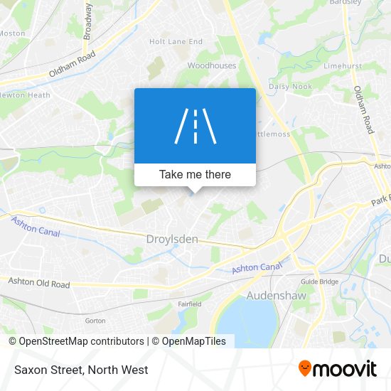 Saxon Street map