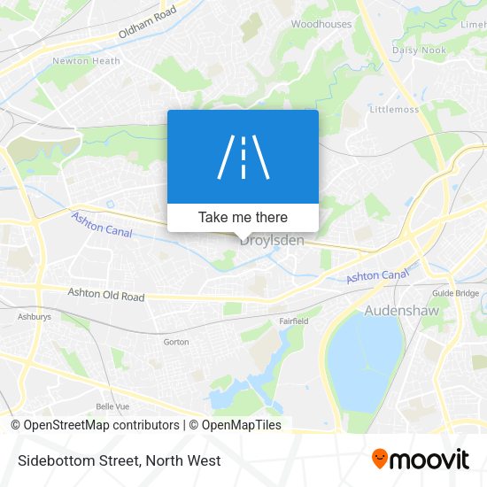 Sidebottom Street map