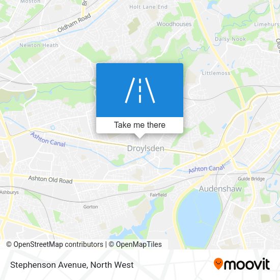 Stephenson Avenue map