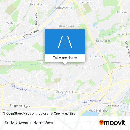 Suffolk Avenue map