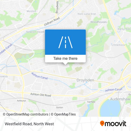 Westfield Road map