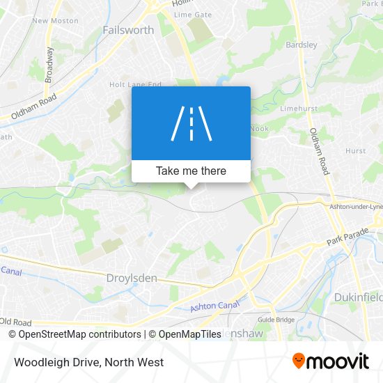 Woodleigh Drive map