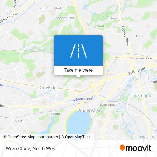 Wren Close map
