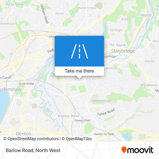 Barlow Road map