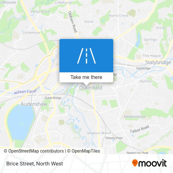 Brice Street map