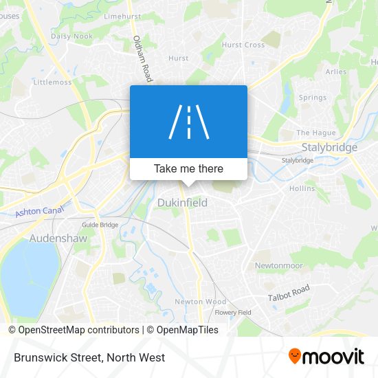 Brunswick Street map