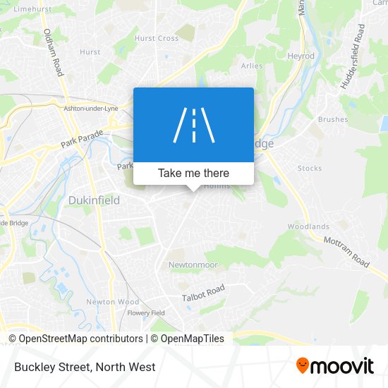 Buckley Street map