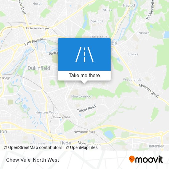 Chew Vale map