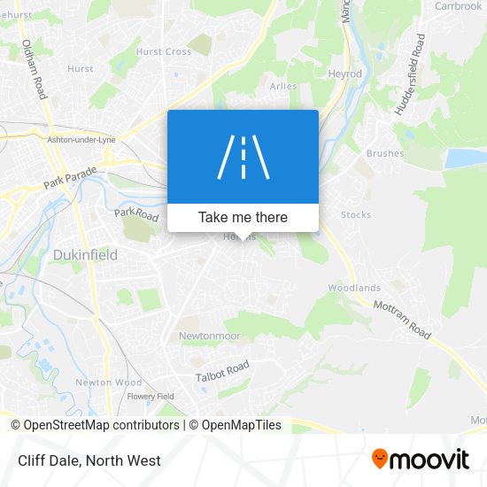 Cliff Dale map