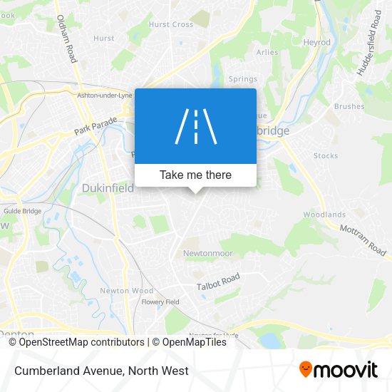 Cumberland Avenue map