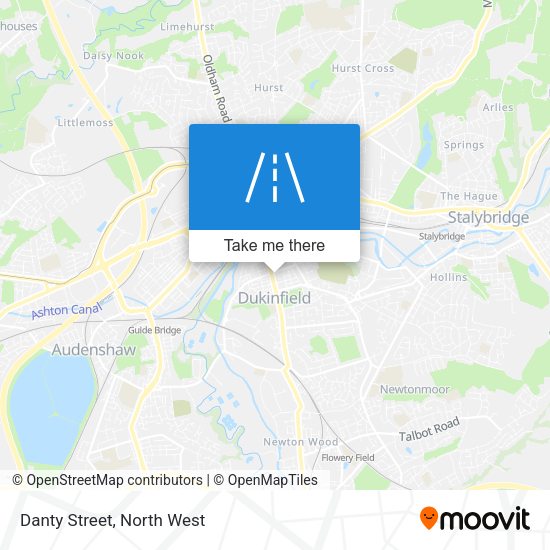 Danty Street map