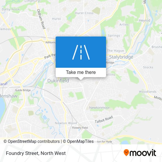 Foundry Street map