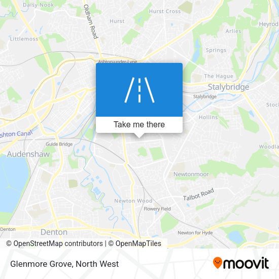 Glenmore Grove map