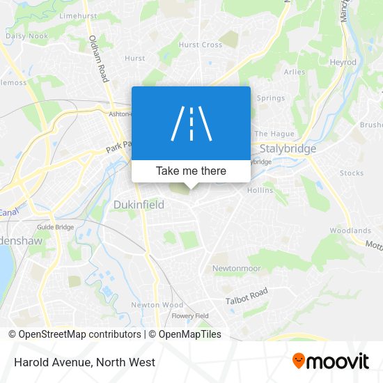 Harold Avenue map