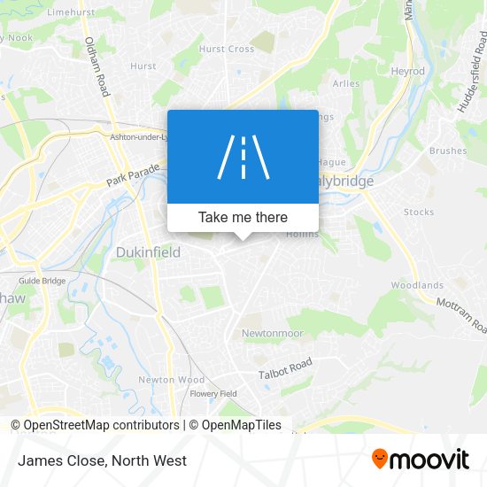 James Close map