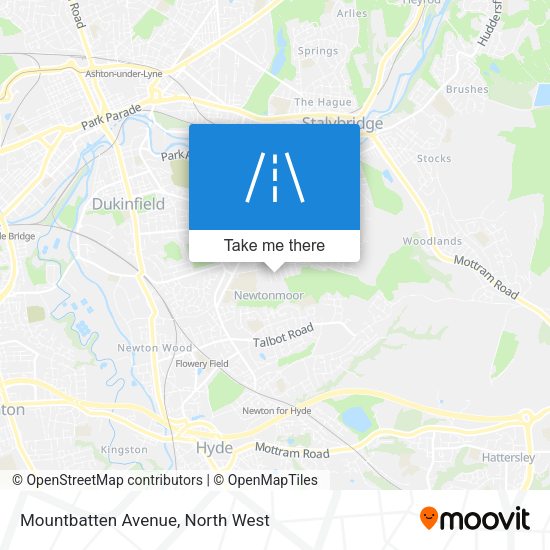 Mountbatten Avenue map