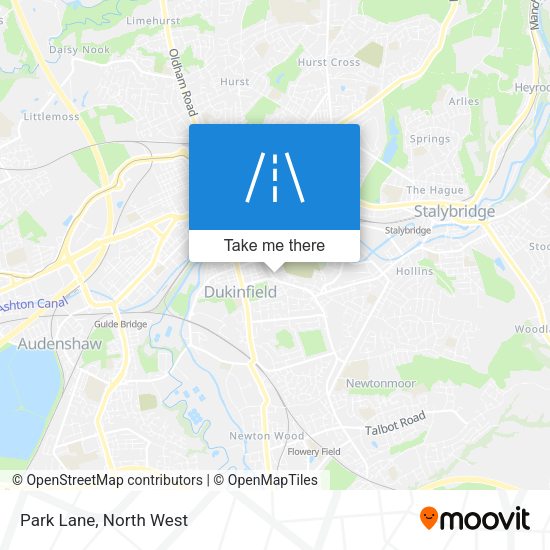 Park Lane map