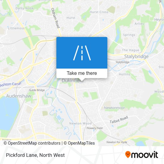 Pickford Lane map
