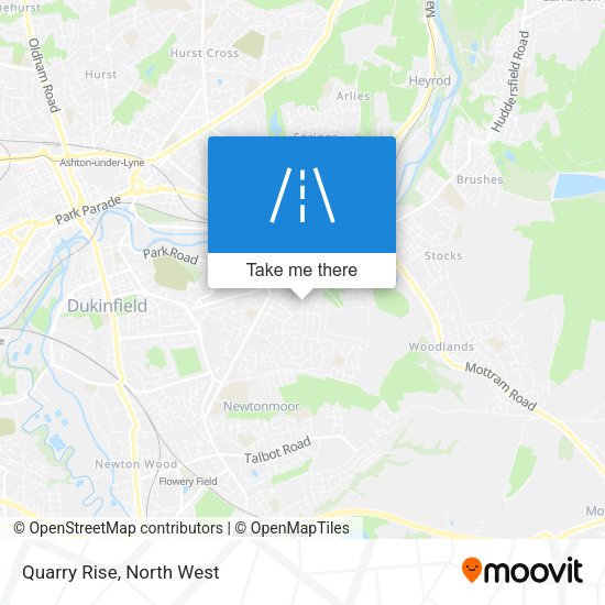 Quarry Rise map