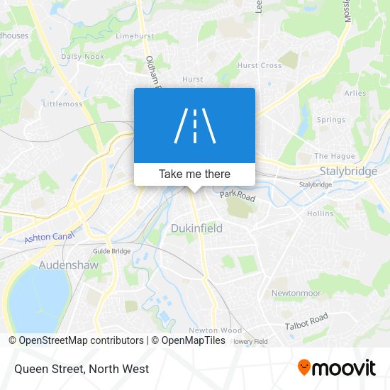 Queen Street map