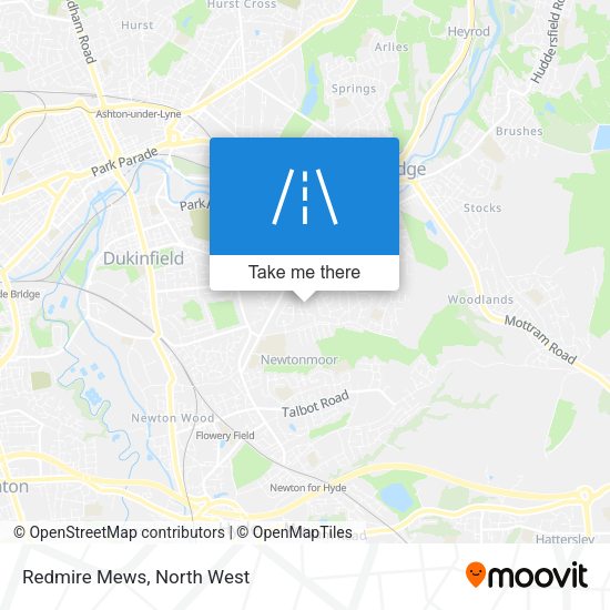 Redmire Mews map