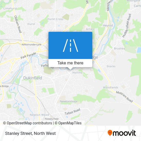 Stanley Street map