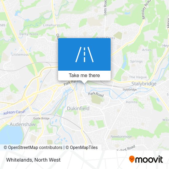 Whitelands map