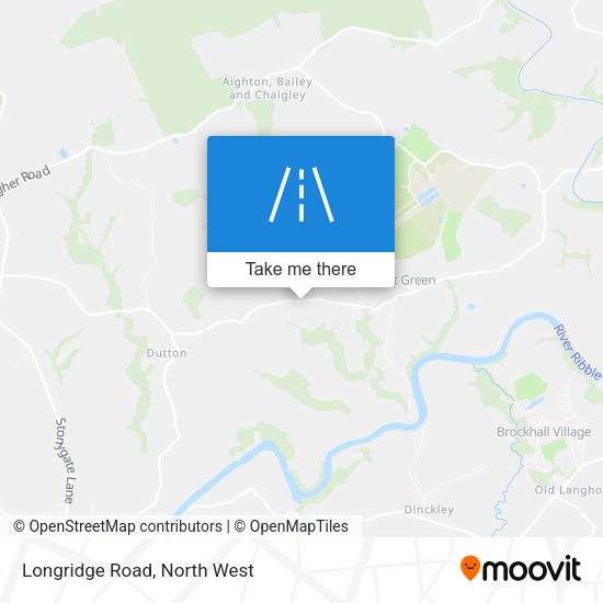 Longridge Road map