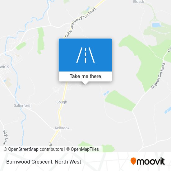 Barnwood Crescent map