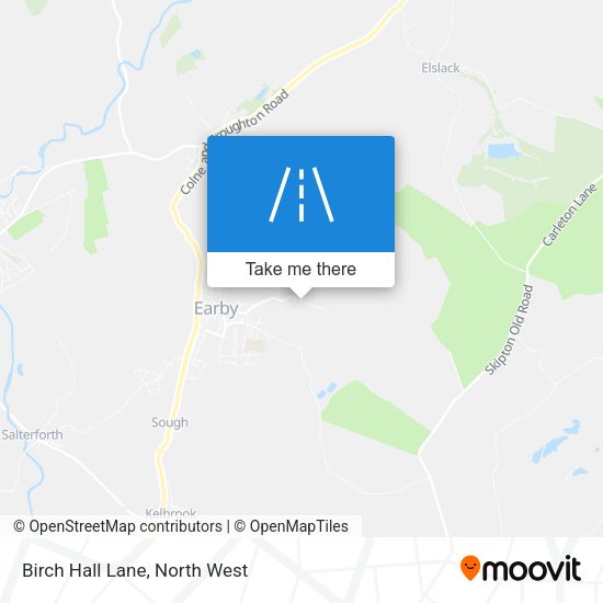 Birch Hall Lane map