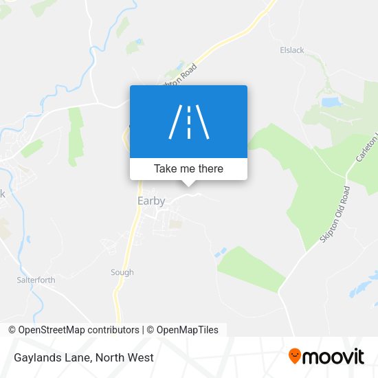 Gaylands Lane map
