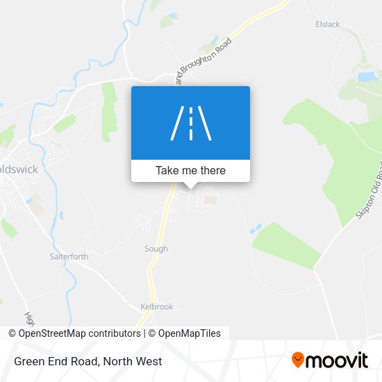 Green End Road map