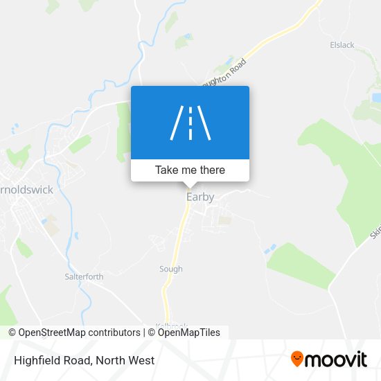 Highfield Road map