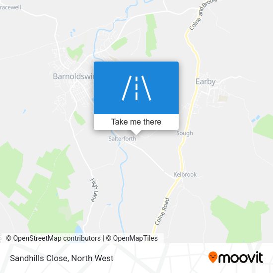 Sandhills Close map