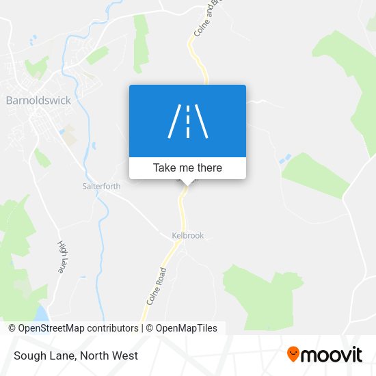 Sough Lane map