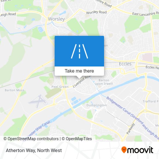 Atherton Way map