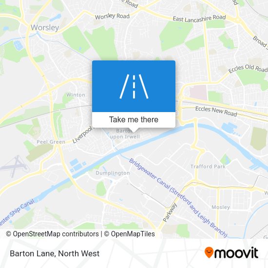 Barton Lane map