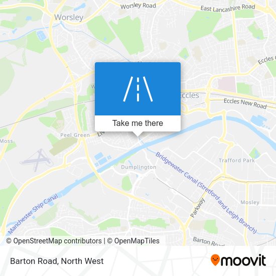Barton Road map