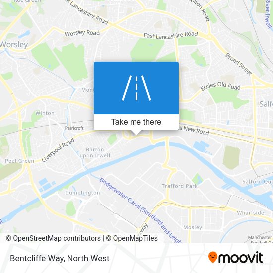 Bentcliffe Way map