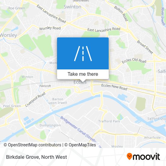 Birkdale Grove map