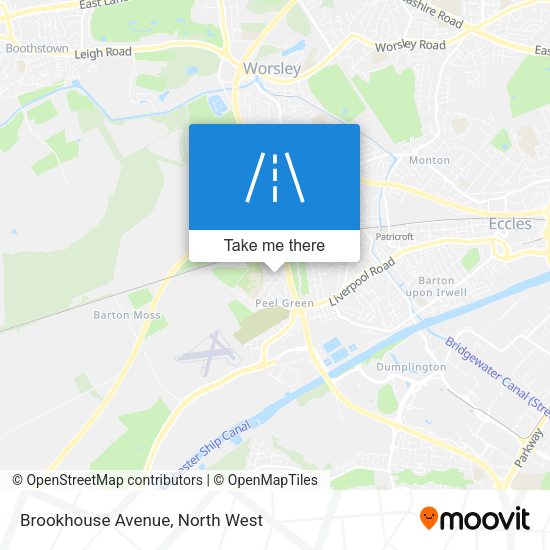 Brookhouse Avenue map