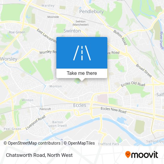 Chatsworth Road map