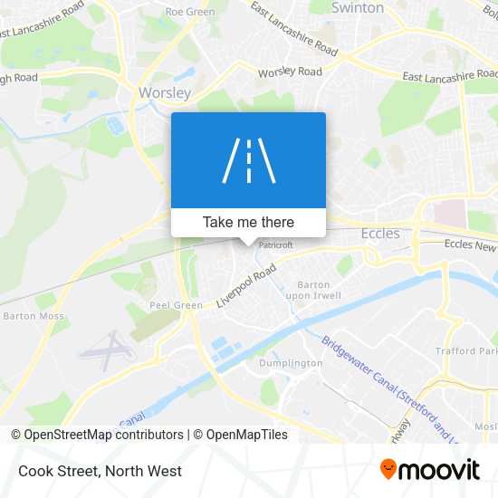 Cook Street map