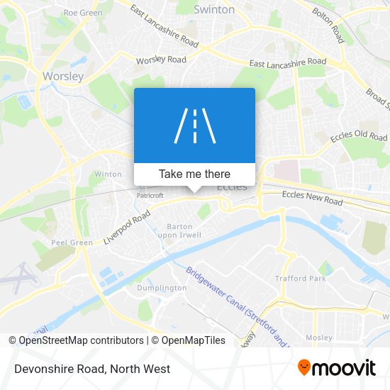 Devonshire Road map