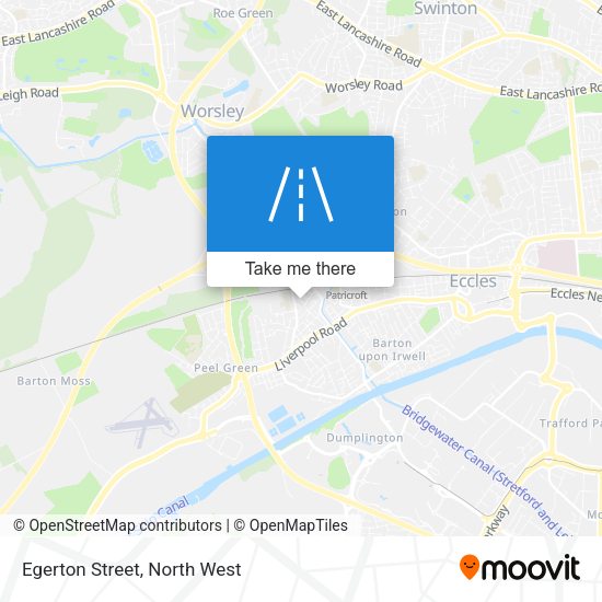 Egerton Street map
