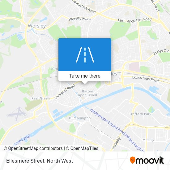 Ellesmere Street map