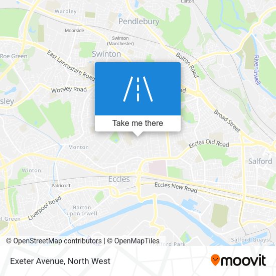 Exeter Avenue map